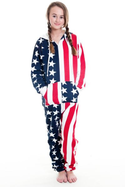 Children's USA Stars and Stripes Onesie - Onesie Warehouse