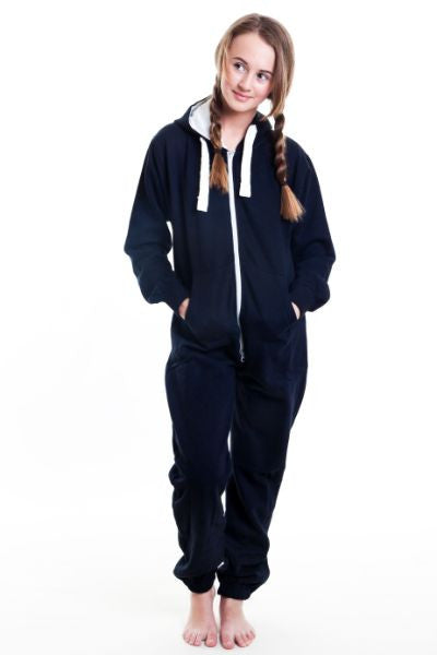 Children's Navy Onesie Unisex - Onesie Warehouse