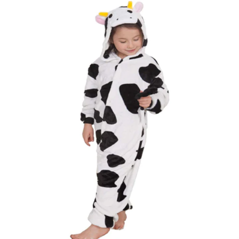 Unisex Childs and Adults Cow Onesie