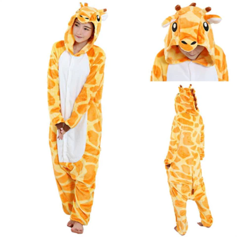 Giraffe Onesie Kids & Adults Unisex