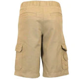 Boys Chino Roll Up Cargo Shorts (pack of two) Navy/Beige