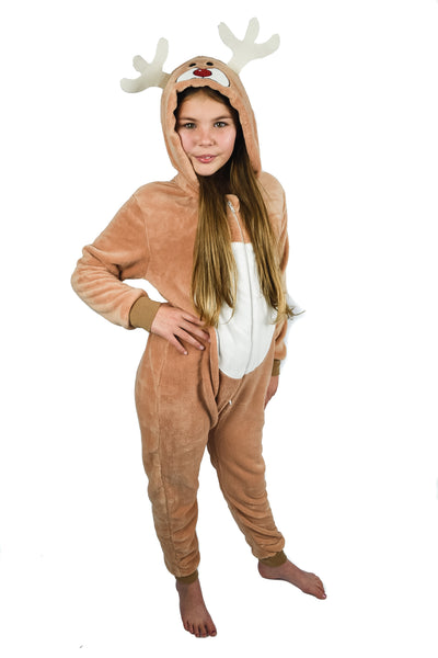 Children Reindeer Onesie - Onesie Warehouse