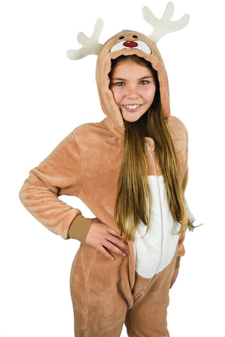 Reindeer Onesie Kids & Adults Unisex