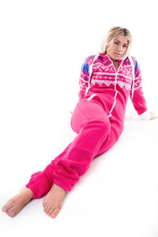 Pink Aztec Tracksuit Onesie